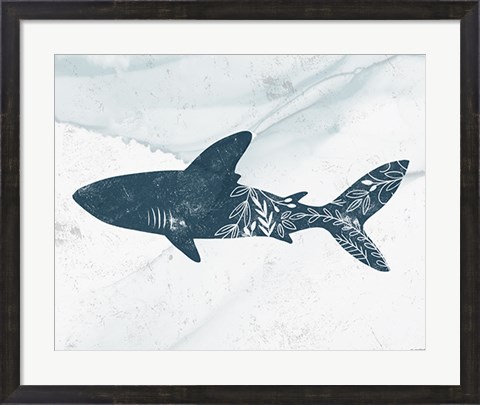 Framed Shark Print