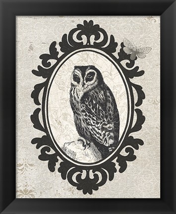 Framed Celestial Owl Print