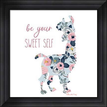 Framed Be Your Sweet Self Print