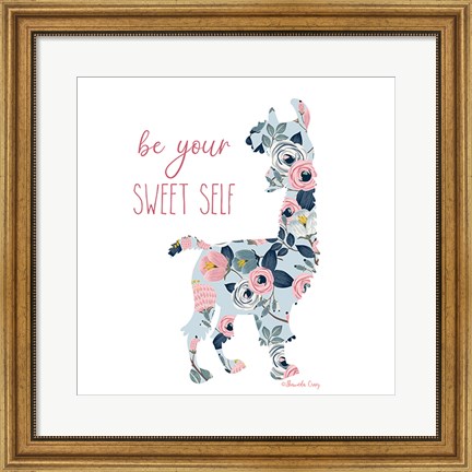 Framed Be Your Sweet Self Print