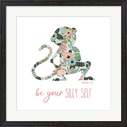 Framed Be Your Silly Self Print