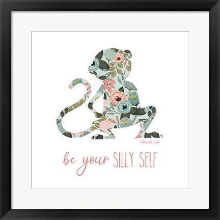 Framed Be Your Silly Self Print