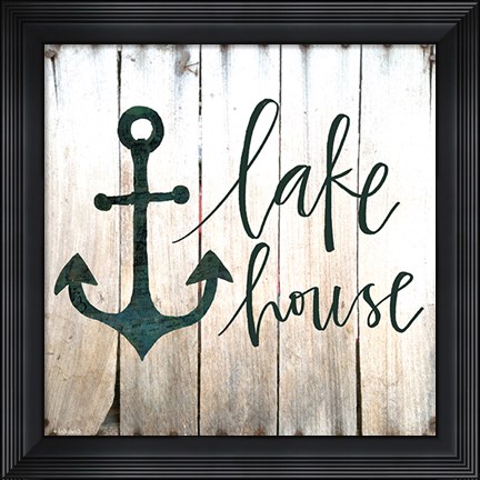 Framed Lake House Print