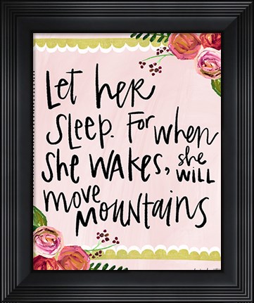 Framed Move Mountains Print