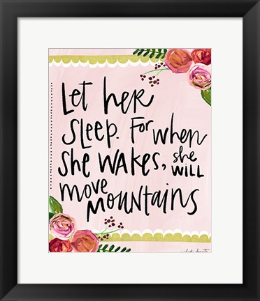 Framed Move Mountains Print