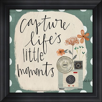 Framed Capture Life&#39;s Little Moments Print