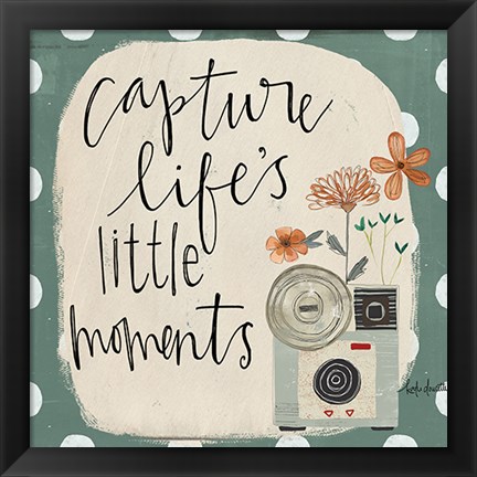 Framed Capture Life&#39;s Little Moments Print