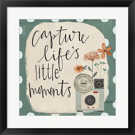 Framed Capture Life&#39;s Little Moments Print