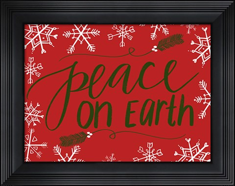 Framed Peace on Earth Print