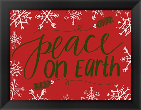 Framed Peace on Earth Print