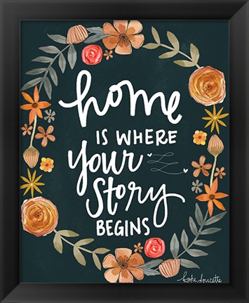 Framed Home is? Print