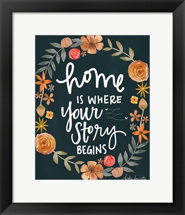 Framed Home is? Print
