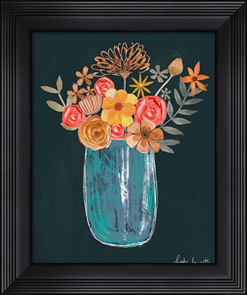 Framed Floral Bouquet Print