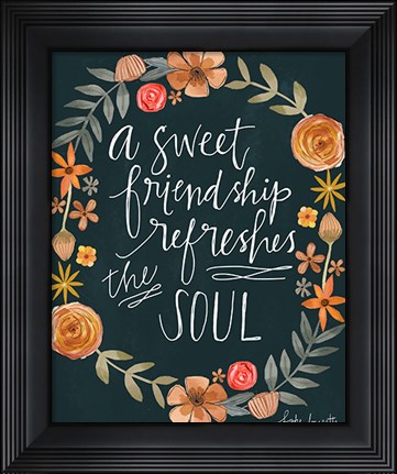 Framed Sweet Friendship Print