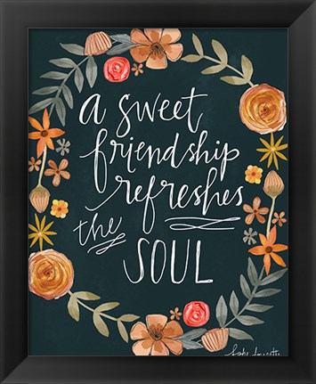 Framed Sweet Friendship Print