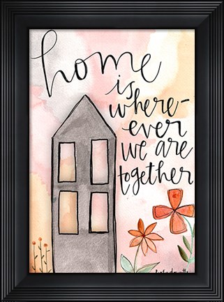 Framed Home Together Print