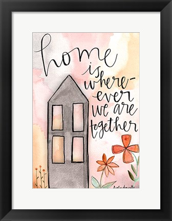 Framed Home Together Print