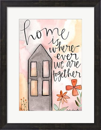 Framed Home Together Print