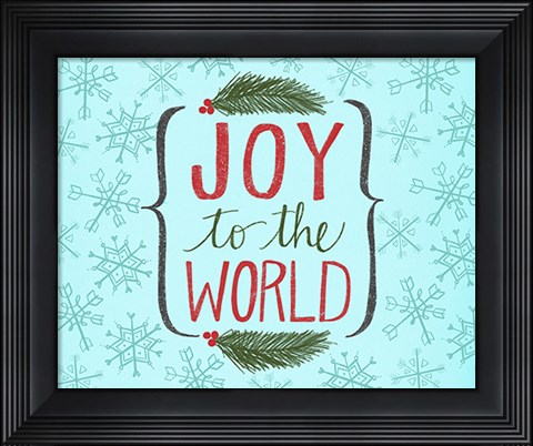 Framed Joy to the World Print