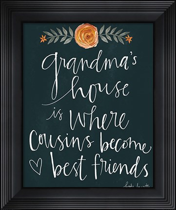 Framed Grandma&#39;s House Print