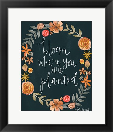 Framed Bloom Print