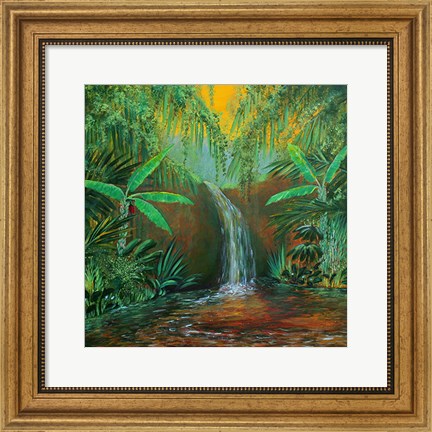 Framed Jungle Pool Print