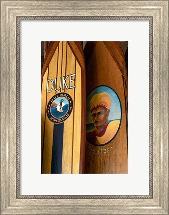 Framed Surf Hawaii II Print