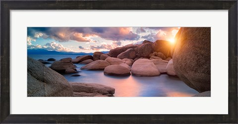 Framed Sunset Cove Print