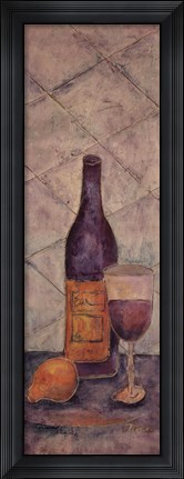 Framed Wine Tasting Tuscanny II Print