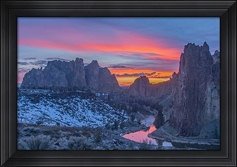 Framed Smith Rock II Print