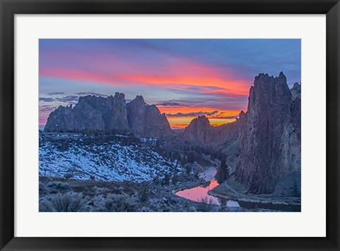 Framed Smith Rock II Print