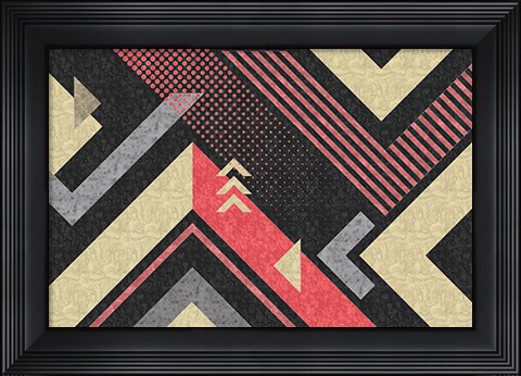 Framed Mod Abstract III Print