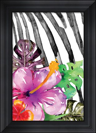 Framed Tropical Jungle II Print