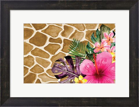 Framed Tropical Jungle III Print