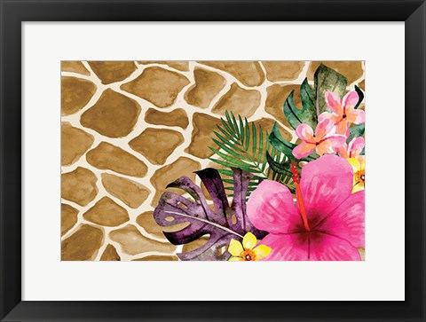 Framed Tropical Jungle III Print