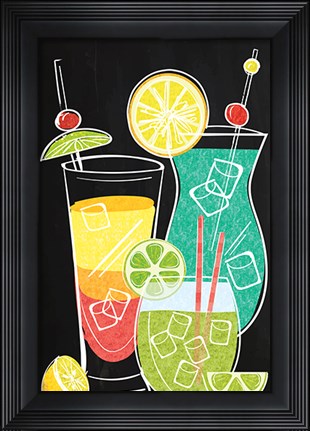 Framed Sip Sip Hooray! Print