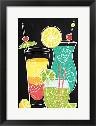 Framed Sip Sip Hooray! Print