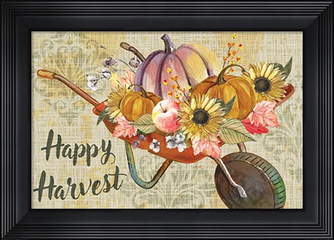 Framed Happy Harvest Print