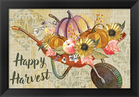 Framed Happy Harvest Print