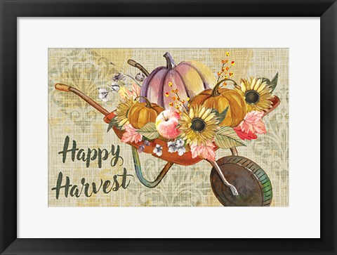 Framed Happy Harvest Print