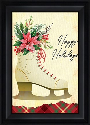 Framed Happy Holidays Print