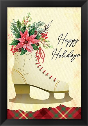 Framed Happy Holidays Print