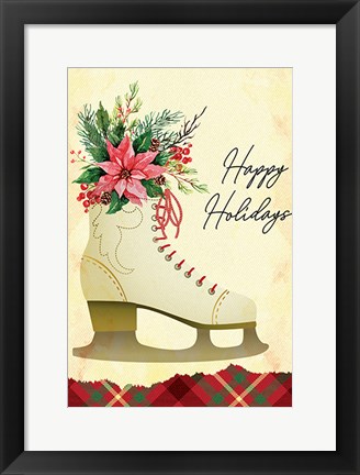 Framed Happy Holidays Print