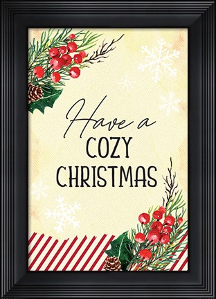Framed Cozy Christmas Print