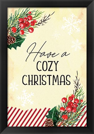 Framed Cozy Christmas Print