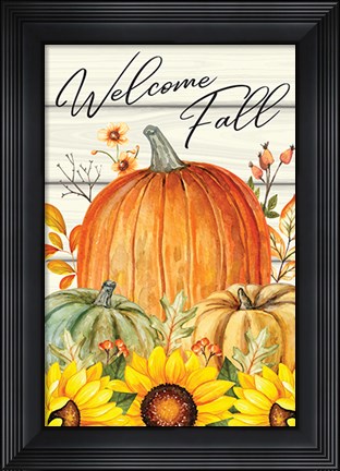 Framed Welcome Fall Print