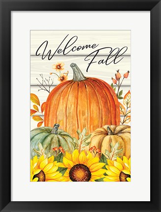 Framed Welcome Fall Print