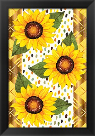 Framed Sunflowers Print