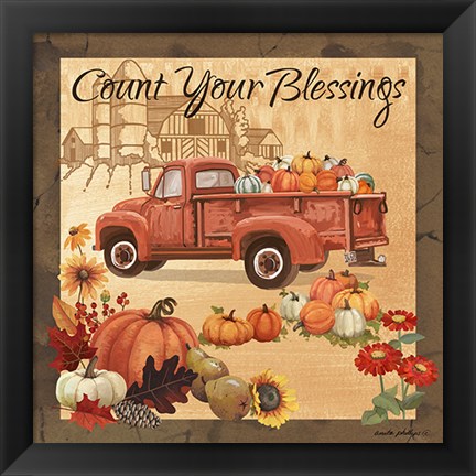 Framed Count Your Blessings II Print
