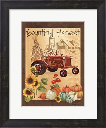 Framed Bountiful Harvest III Print